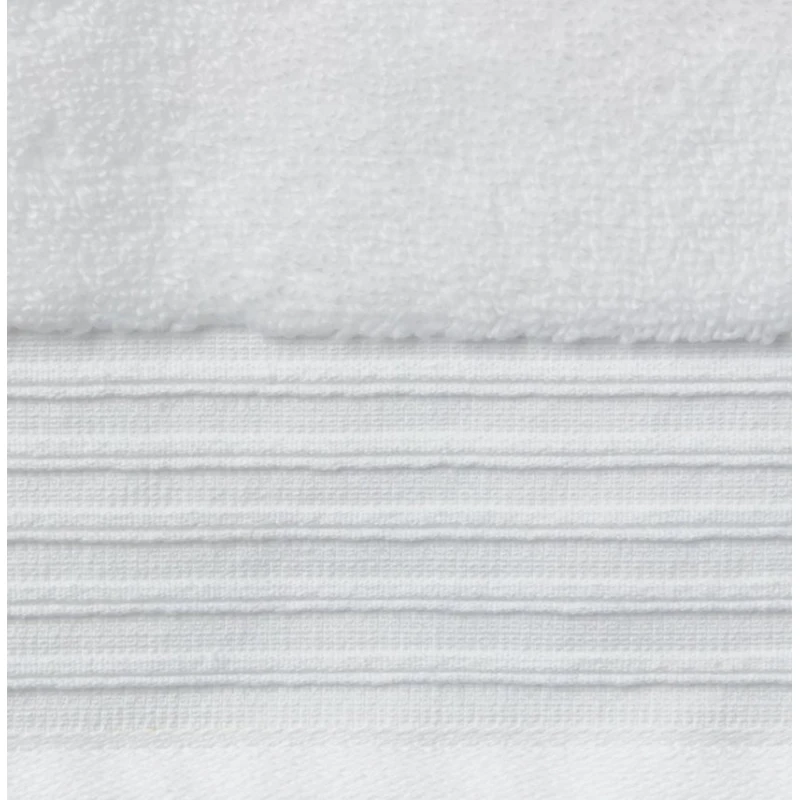 Полотенце для лица и рук JYSK Sorunda, 50x100 см, хлопок, белый Полотенце для лица и рук JYSK Sorunda, 50x100 см, хлопок, белый