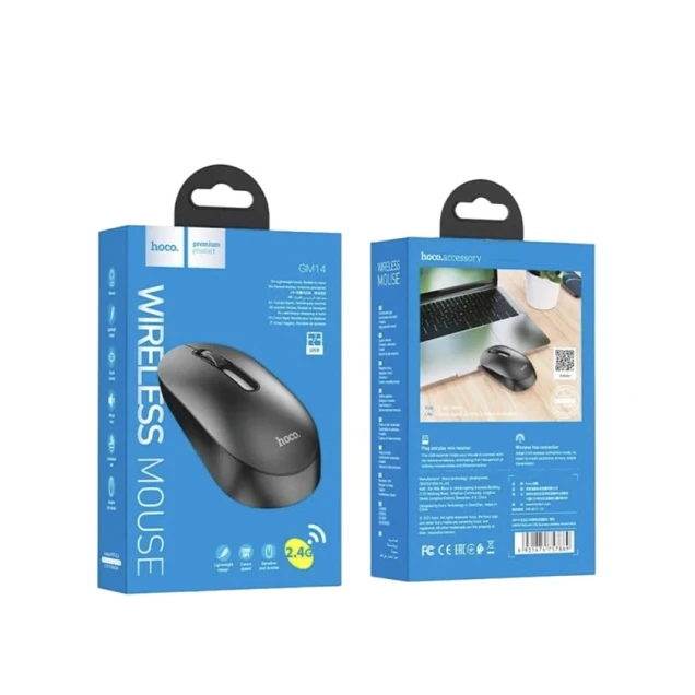 Компьютерная мышь Hoco GM 14 Black Компьютерная мышь Hoco GM 14 Black