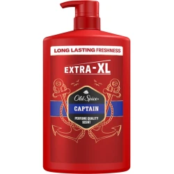 Duş üçün gel və şampun Old Spice Captain 3in1, 1000 ml