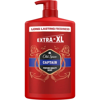 Гель для душа и шампунь Old Spice Captain 3in1, 1000 мл