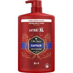 Duş üçün gel və şampun Old Spice Captain 3in1, 1000 ml