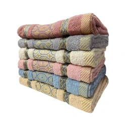 Набор полотенец для лица и рук MiraNova 011, хлопок, разноцветный, 50x90 см, 10 шт