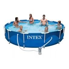 Karkaslı hovuz Intex H28225588212NP, 366x76 sm, 6503 l, göy