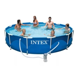 Бассейн каркасный Intex H28225588212NP, 366x76 см, 6503 л, синий