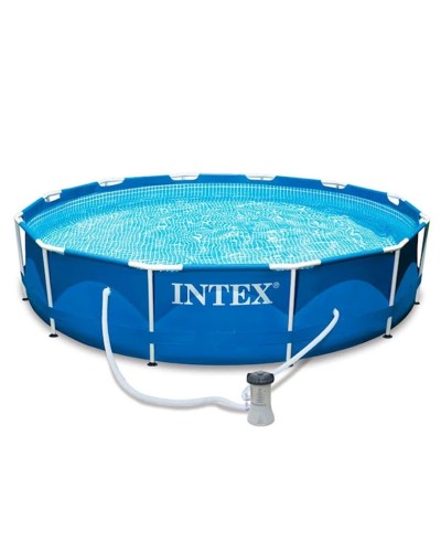 Karkaslı hovuz Intex H28225588212NP, 366x76 sm, 6503 l, göy