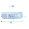 Бассейн каркасный Intex H28225588212NP, 366x76 см, 6503 л, синий