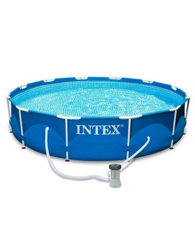 Karkaslı hovuz Intex H28225588212NP, 366x76 sm, 6503 l, göy