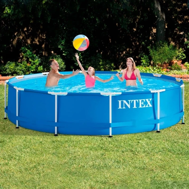 Бассейн каркасный Intex H28225588212NP, 366x76 см, 6503 л, синий