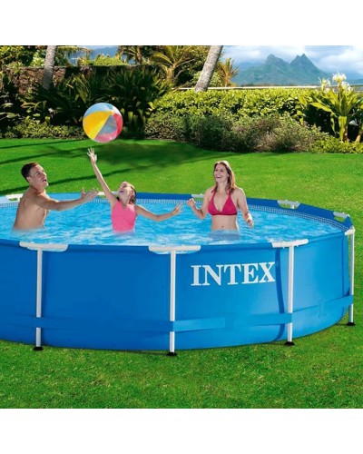 Karkaslı hovuz Intex H28225588212NP, 366x76 sm, 6503 l, göy