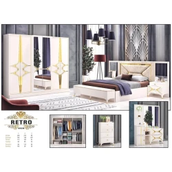 Спальный гарнитур Retro, кремовый Спальный гарнитур Retro, кремовый