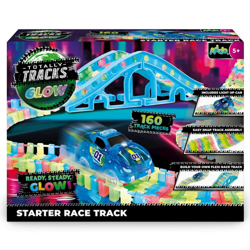 Avtotrek Addo Totally Tracks Glow Starter Race Track, 5+ yaş