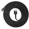 Кабель USB Baseus Cafule Lightning Cable 2A 3m Gray/Black (CALKLF-RG1) Кабель USB Baseus Cafule Lightning Cable 2A 3m Gray/Black (CALKLF-RG1)