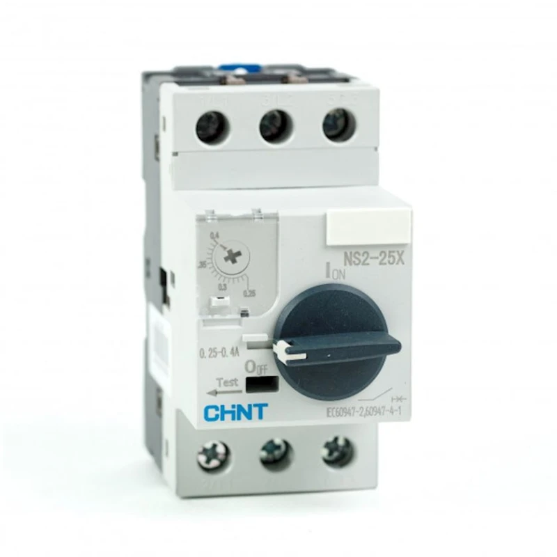 Мотор-автомат Chint NS2-25X 0.25-0.4A с поворотной ручкой