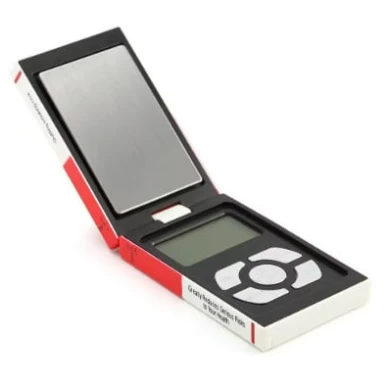 Mini zərgərlik şkalası, 600 q / 0.01 q, Marlboro paketi şəklində arxa işıqlı