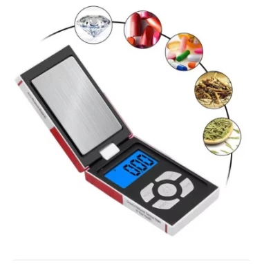 Mini zərgərlik şkalası, 600 q / 0.01 q, Marlboro paketi şəklində arxa işıqlı