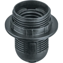 Патрон электрический Navigator NLH-PL-R1-E27-BL, Пластик, Черный