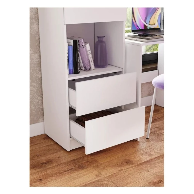 Шкаф-пенал, ЛДСП, белое тиснение, 210x49x50 см Шкаф-пенал, ЛДСП, белое тиснение, 210x49x50 см