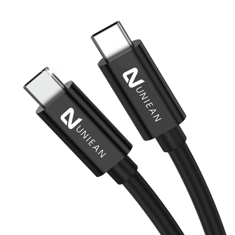 Kabel USB Uniean TYC023-GA-05 Type-C to Type-C Black