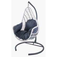 Asma kreslo Kule SP_6320, 120х80х85 sm, antrasit/ağ