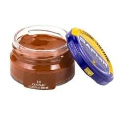 Krem Saphir Crème Surfine 10 Cognac Brown hamar dərili ayaqqabılar üçün, qəhvəyi, 50 ml