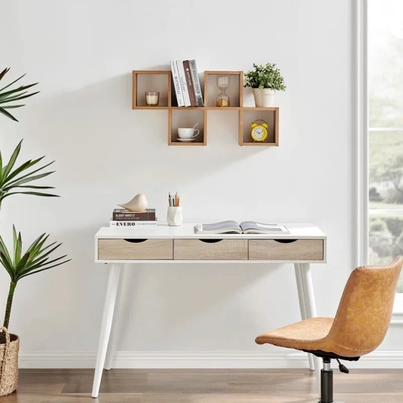 Настенная полка Art Mebel 261, ламинат, 80х40х15 см, коричневая