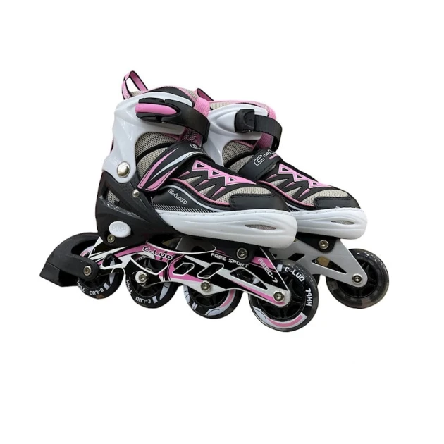 Roliklər uşaqlar üçün YY-803A, ölçü L, çəhrayı/qara Roliklər uşaqlar üçün YY-803A, ölçü L, çəhrayı/qara