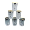 Набор стаканов Gallery Home GLR-078, прозрачный/золотистый, 6 предметов Набор стаканов Gallery Home GLR-078, прозрачный/золотистый, 6 предметов