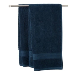 Полотенце банное JYSK Karlstad By Kronborg 2337339, 100x150 см, хлопок, синий