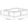 Сумка для хранения IKEA SKUBB, белый 69x55x19 см Сумка для хранения IKEA SKUBB, белый 69x55x19 см