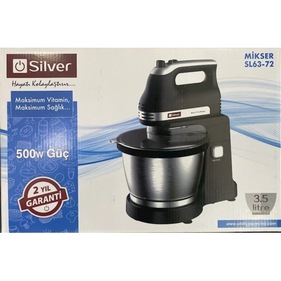 Qablı Mikser Silver SL-6372