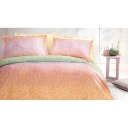 Yataq dəsti Yataş Mello, pike 160x220 sm, mələfə 100x200x36 sm, yastıq üzü 50x70 sm, birnəfərlik, pambıq, rəngarəng