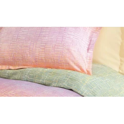 Yataq dəsti Yataş Mello, pike 160x220 sm, mələfə 100x200x36 sm, yastıq üzü 50x70 sm, birnəfərlik, pambıq, rəngarəng