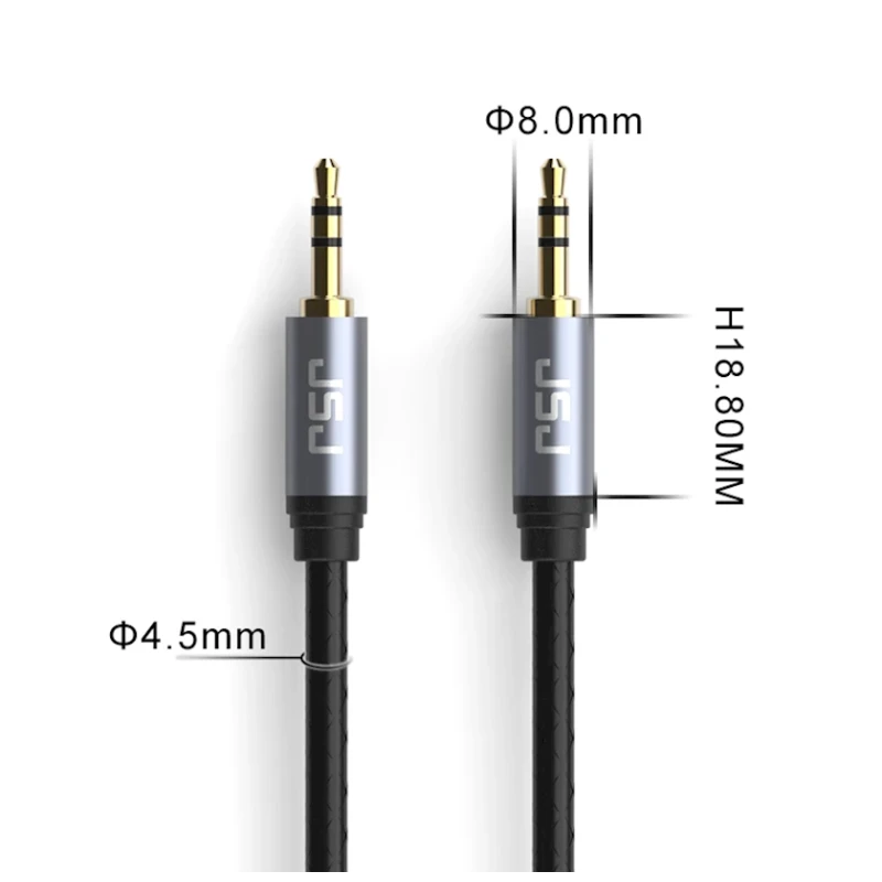 Audio kabel ADSONS AUX J6211 Black Audio kabel ADSONS AUX J6211 Black