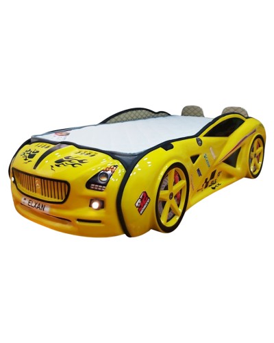 Çarpayı FULL 3D SLS Z3, 120x193 sm, sarı