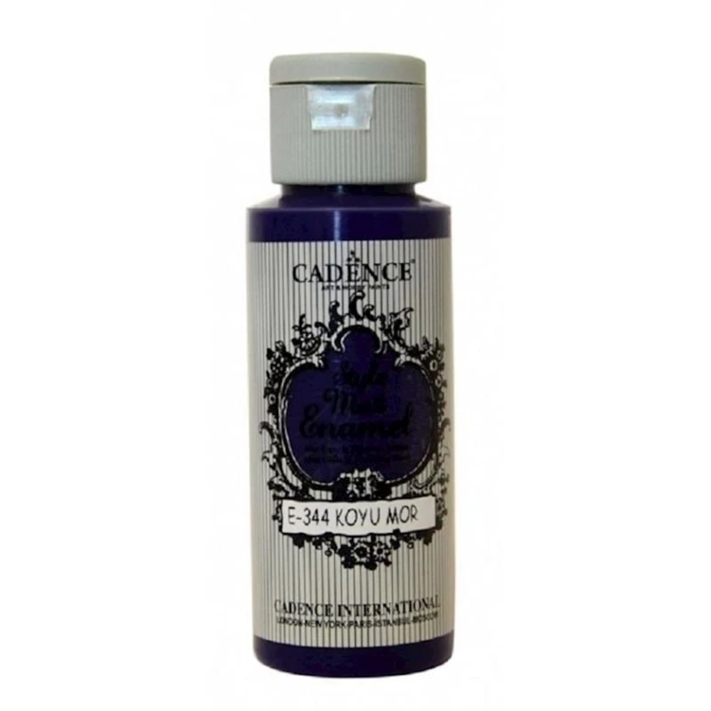 Краска матовая для стекла Cadence Style Matt Enamel Dark Purple 59 мл Краска матовая для стекла Cadence Style Matt Enamel Dark Purple 59 мл