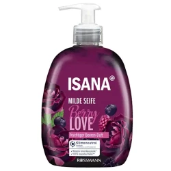 Жидкое мыло Isana Milde Seife Berry Love Liquid soap 500 мл