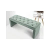 Скамейка 19, ткань, светло-зеленый, 40x35x80 см