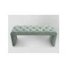 Скамейка 19, ткань, светло-зеленый, 40x35x80 см