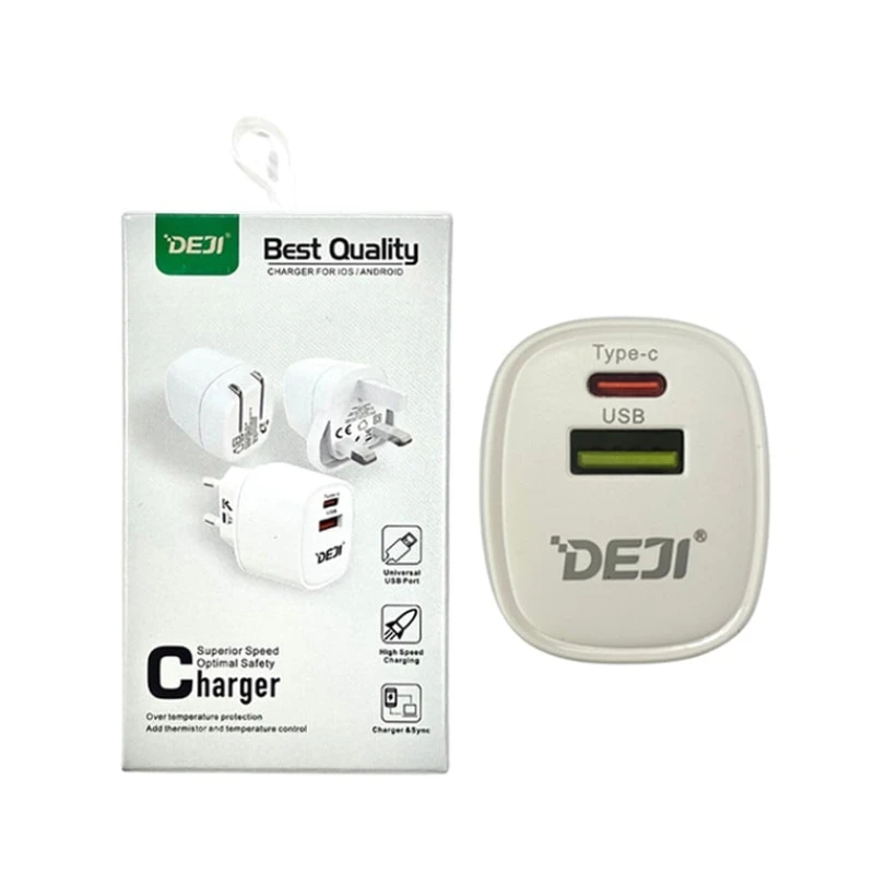 Сетевое зарядное устройство DEJI A88 20 W, Белый