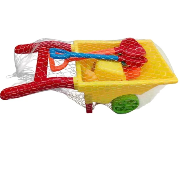 Детская тележка для песочницы BJ825A, пластик, разноцветный Детская тележка для песочницы BJ825A, пластик, разноцветный