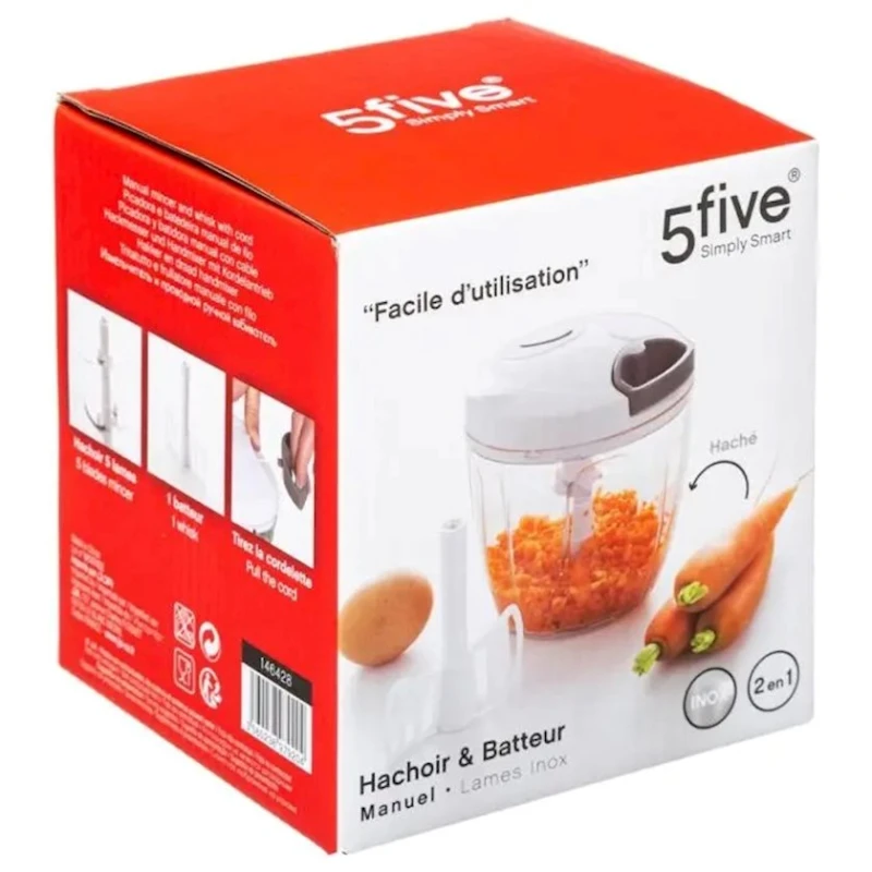 Измельчитель 5Five, 14x12.5 см, ABS пластик, товар в ассортименте Измельчитель 5Five, 14x12.5 см, ABS пластик, товар в ассортименте