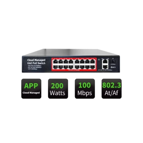 Коммутатор LS-DS1602A-DP16