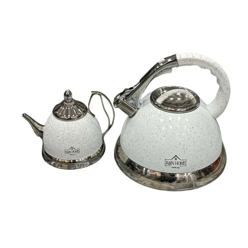 Набор чайников RH107, гранит, белый, 4.5/1 л