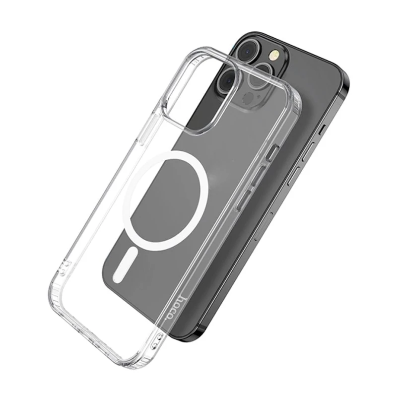 Чехол Hoco Magnetic Series для Apple iPhone 14 Pro Transparent