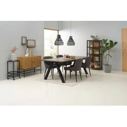 Стул JYSK PEBRINGE, серый/черный, 52х82х62 см, 1 шт Стул JYSK PEBRINGE, серый/черный, 52х82х62 см, 1 шт