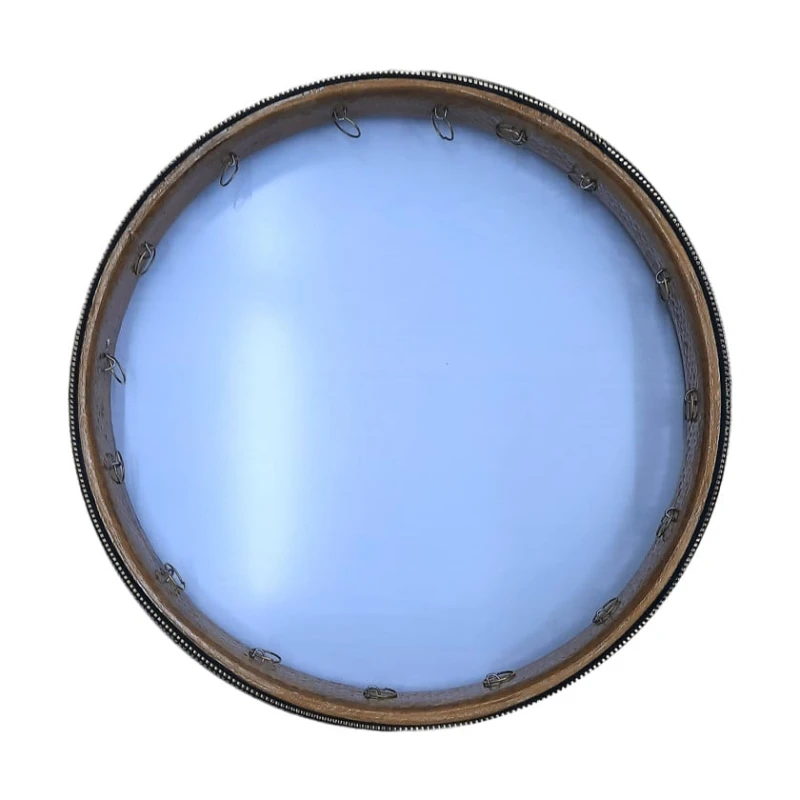 Бубен деревянный, коричневый