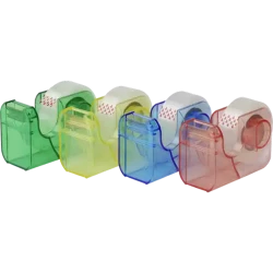 Односторонняя клейкая лента Schreibwelt SR14050407, 3 шт, С дозатором, Прозрачный