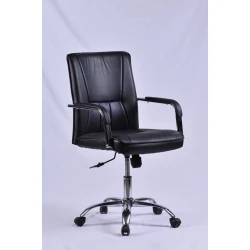 Ofis üçün kreslo ERZ B14, qara, 120 kq-a qədər