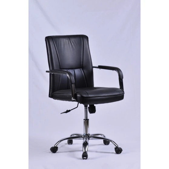 Ofis üçün kreslo ERZ B14, qara, 120 kq-a qədər