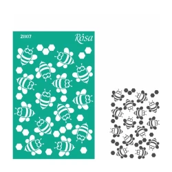 Trafaret yapışqan Rosa Talent, 13х20 sm, №2805 Kids